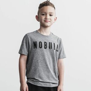 NWT NOBULL Kid’s Tee - Various Sizes - Heather Gray